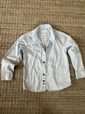 Calvin Klein Light Blue Boys' Long-Sleeve Button-Down Shirt